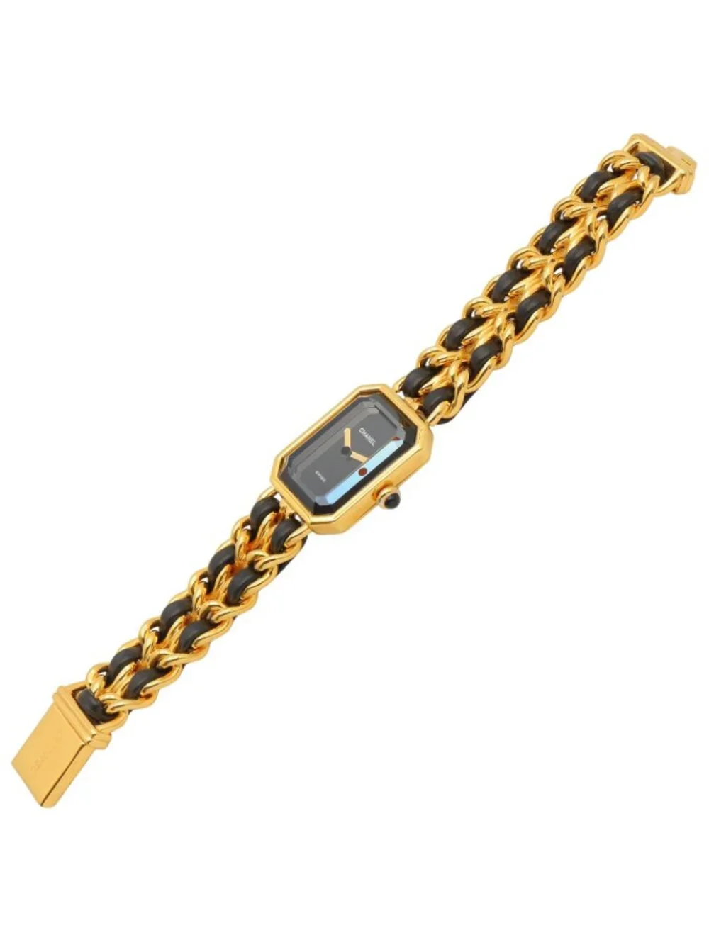 Chanel Watch Premiere S Black Leather